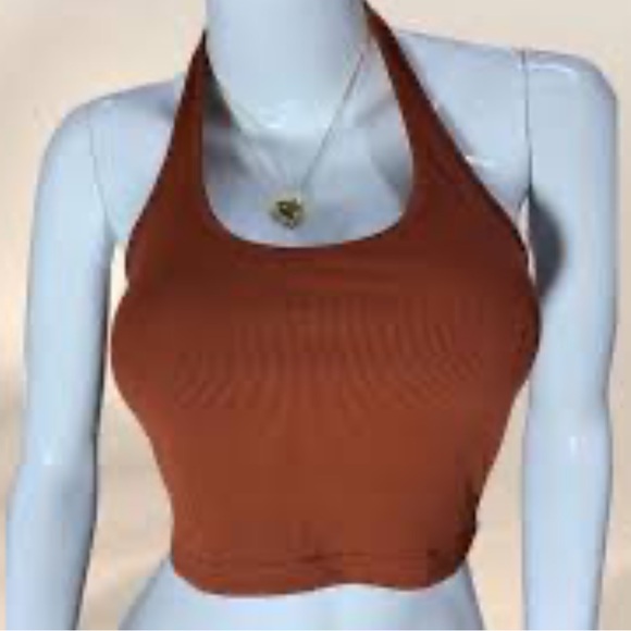 SHEIN Tops - 3/$15🎃Rust Halter Top